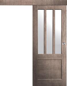 Posuvné interiérové dveře na stěnu vasco doors LISBONA model 5 Průchozí rozměr: 70 x 197 cm