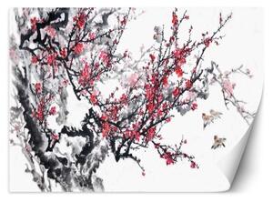 Fototapeta, Třešňové květy Japonsko - 150x105 cm