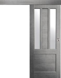 Posuvné interiérové dveře na stěnu vasco doors LISBONA model 4 Průchozí rozměr: 70 x 197 cm