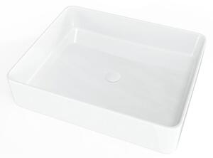 Umyvadlo na desku SAT Infinitio 50x40 cm bez přepadu SATINF5040
