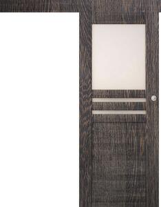 Posuvné interiérové dveře na stěnu vasco doors MADERA model 5 Průchozí rozměr: 70 x 197 cm