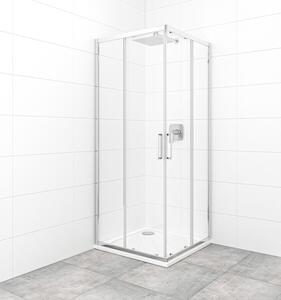 Sprchový kout čtverec 80x80 cm SAT TEX SATBKTEXQ80CRT