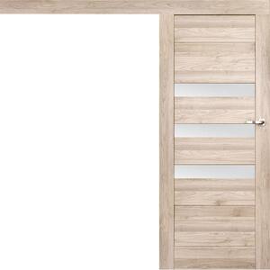 Posuvné interiérové dveře na stěnu vasco doors MALAGA model 5 Průchozí rozměr: 70 x 197 cm