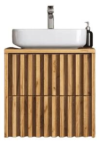 Koupelnová skříňka s krycí deskou SAT Delano 60x46 cm dub mat DELANO60ZDDE