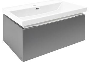 Koupelnová skříňka s umyvadlem SAT Feel 60x30x44,8 cm antracit mat SATFEEL60ANTU4