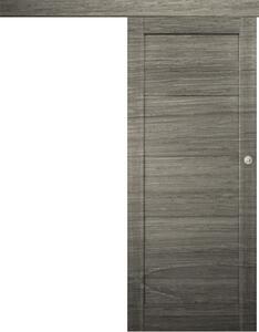 Posuvné interiérové dveře na stěnu vasco doors SANTIAGO plné model 1 Průchozí rozměr: 70 x 197 cm