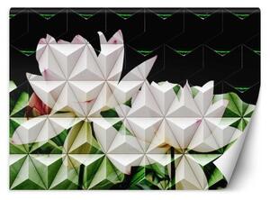Fototapeta, Lotosový květ geometrický - 100x70 cm