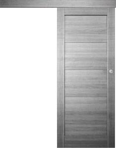 Posuvné interiérové dveře na stěnu vasco doors SANTIAGO plné model 1 Průchozí rozměr: 70 x 197 cm