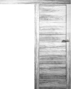 Posuvné interiérové dveře na stěnu vasco doors TEO plné model 1 Průchozí rozměr: 70 x 197 cm