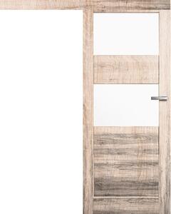 Posuvné interiérové dveře na stěnu vasco doors TEO model 4 Průchozí rozměr: 70 x 197 cm