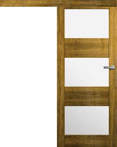Posuvné interiérové dveře na stěnu vasco doors TEO model 5 Průchozí rozměr: 70 x 197 cm