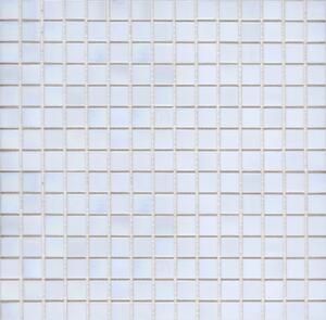 Skleněná mozaika Premium Mosaic bílá 33x33 cm lesk MOS20WHHM
