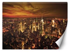 Fototapeta, Půlnoční Manhattan - 300x210 cm