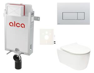 Cenově zvýhodněný závěsný WC set Alca k zazdění + WC Glacera Alfa SIKOAA9