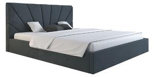 Manželská postel Borel 1 140 cm (světle šedá) (s bonell pružinami a úl. prostorem). 1055065