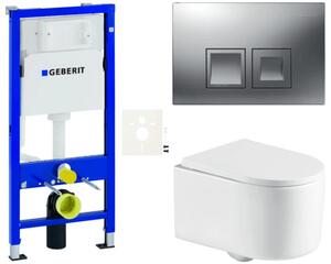 Závěsný WC set Geberit do lehkých stěn / předstěnová SAT SIKOGESREX72D35
