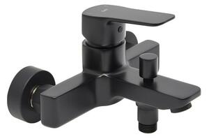 Vanová baterie SAT Cube Way bez sprchového setu 150 mm černá matná CU222C