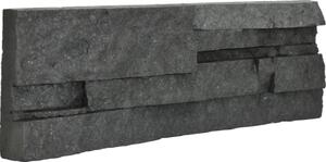 Obklad Vaspo Kámen lámaný tmavě šedá 10,7x36 cm reliéfní V53006
