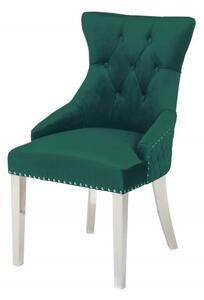 Zámecká židle CASTLE S RUKOJETÍ smaragdově zelená samet Nábytek | Jídelní prostory | Jídelní židle | Všechny jídelní židle