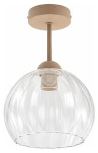 BRILAGI - LED Přisazený lustr RETRO GLASS 1xE27/60W/230V pr. 25 cm béžová/čirá