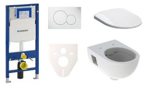 Cenově zvýhodněný závěsný WC set Geberit do lehkých stěn / předstěnová montáž + WC Geberit Selnova SIKOGES3S1