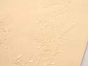 Dekorační povlak na polštář LEAFY LACE 40x40 cm, krémový