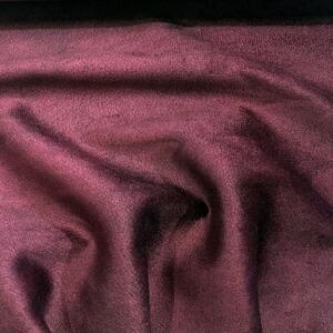Velurová potahová látka Salvador Burgundy pro nábytek, metráž - Pet Proof
