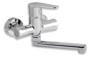 Dřezová baterie Novaservis Titania Fresh s otočným ramínkem 100 mm chrom 96077,0