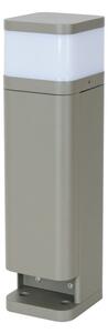 BRILAGI - Venkovní lampa se 2 zásuvkami SCHUKO PILLAR 1xG9/11W/230V IP44 šedá