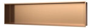 Vestavná polička SAT Aurum růžovozlatá 121x28 cm SATAURN12128BRG