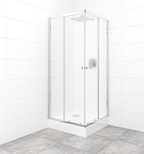 Set sprchového koutu a vaničky, čtverec 80x80 cm Multi Basic SIKOBKMUQ80CRCH