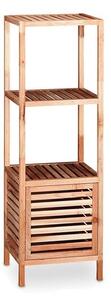 Regál Naturel Home 35,5x123x39,5 cm ořech mat HOMEREG4