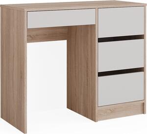 Toaletní stolek Vicco Sherry Sonoma 90 cm se 4 zásuvkami, Model 40829