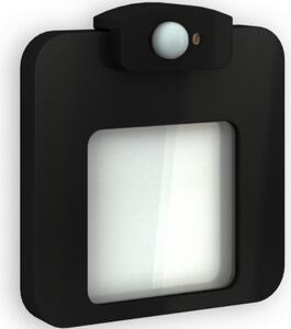 Zamel Světlo LED MOZA s čidlem, pod omítku, 14Vss, IP20 Barva: Černá, Teplota světla: Neutrální bílá