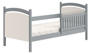 Dětská postel Amely 80x180 s tabulí na fixy - šedá