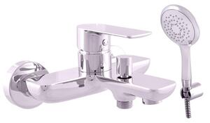 Vanová baterie RAV SLEZÁK Vltava se sprchovým setem 150 mm chrom VTE454.5/1