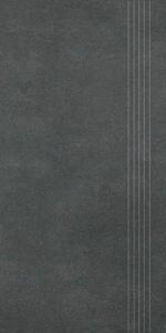 Schodovka Rako Extra černá 30x60 cm mat DCPSE725.1