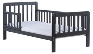 Dětská postel se zábranou Drewex Nidum 140x70 cm grafit