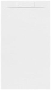 Sprchová vanička obdélníková SAT Fusion 100x80 cm litý mramor Blanco SATFU10080BL