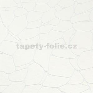 Vliesové tapety IMPOL Trésor 10032-01, rozměr 10,05 m x 0,53 m, kamínky bílé, ERISMANN