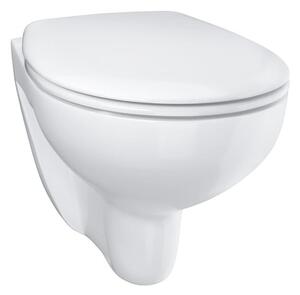Wc s prkénkem softclose závěsné GROHE Bau Ceramic alpská bílá zadní odpad 39351000
