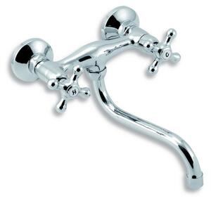 Dřezová baterie Novaservis Titania Retro II s otočným ramínkem 150 mm chrom 99170/T.0