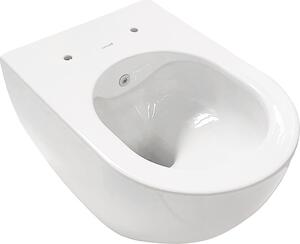 Creavit Design Závěsný klozet RimOff s funkcí taharet/bidet/sprcha WC Bílý