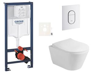 Závěsný WC set do lehkých stěn / předstěnová montáž Glacera Ava SIKOGRSAVAASH0