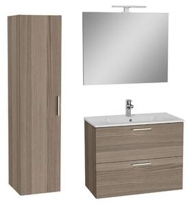 Koupelnová sestava s umyvadlem 80 cm včetně umyvadlové baterie, vtoku a sifonu VitrA Mia cordoba KSETMIA80C