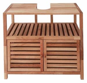 Koupelnová skříňka pod umyvadlo Naturel Home 67.5x63x35.5 cm ořech mat HOMEUM