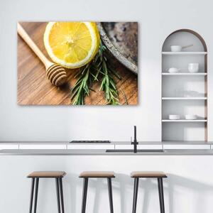 Obraz na plátně, Citron a rozmarýn - 60x40 cm