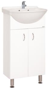 Koupelnová skříňka s umyvadlem Keramia Pro 43x34,5 cm bílá PRO45DV