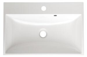 Nábytkové umyvadlo Naturel Cube Way 60x40 cm otvor pro baterii uprostřed CU6050