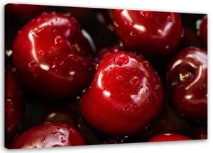 Obraz na plátně Ovoce Červené třešně - 90x60 cm